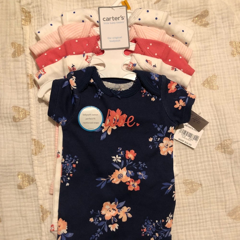 New born onesies ( girls ) NEW WITH TAGS!!!!
